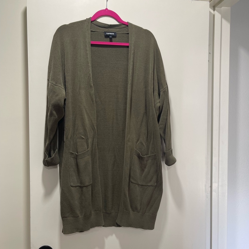 Express Open Front Cardigan - Picture 2 of 3